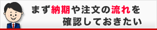 まず納期や注文の流れを確認しておきたい